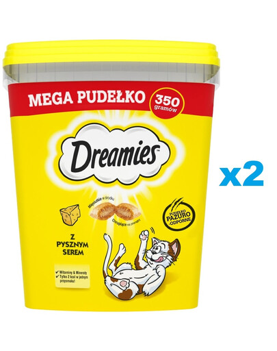DREAMIES Mega Box 2x350 g une friandise au délicieux fromage pour chat