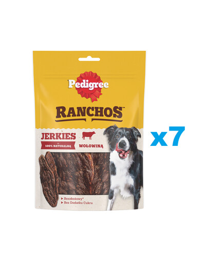 PEDIGREE Ranchos Originals 7x70g friandises pour chien au bœuf