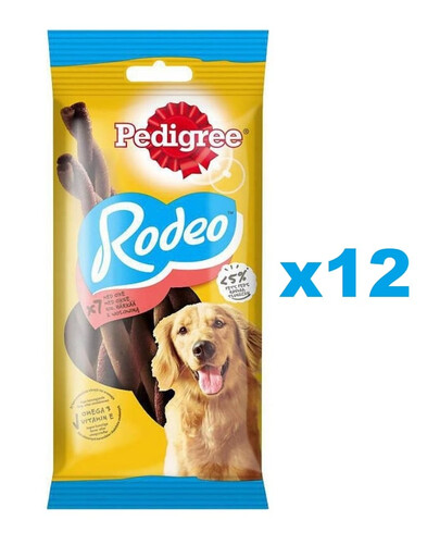 PEDIGREE Rodeo 12x122 g gâterie au boeuf pour chiens