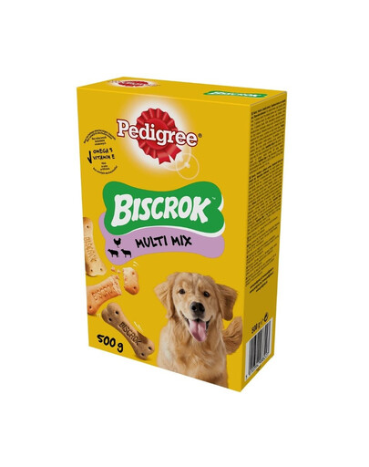 PEDIGREE Multi Mix Biscrok friandises pour chiens 6 x 500 g