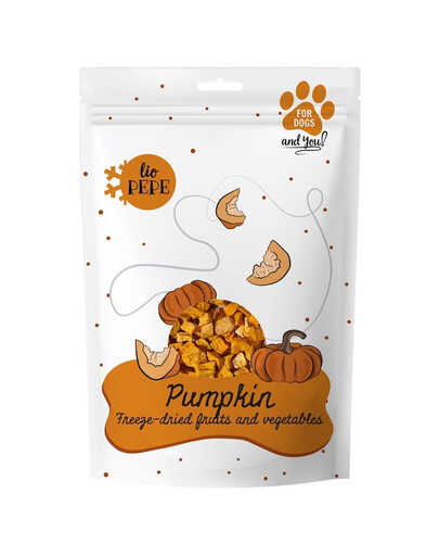 PAKA ZWIERZAKA PEPE Freeze-dried légumes lyophilisés potiron pour chien 20g