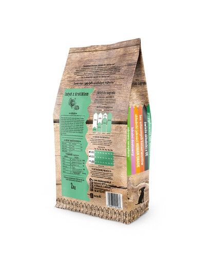 WIEJSKA ZAGRODA - Croquettes de dinde et lapin pour chiens sensibles, âgés ou de petites races - 2 kg