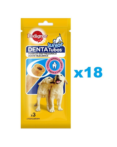 PED Denta Tubes Junior 72g*18