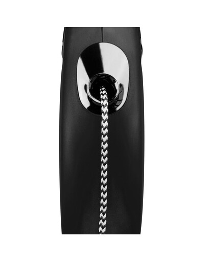FLEXI Laisse automatique New Classic XS Corde 3 m Noir