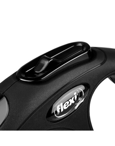 FLEXI Laisse automatique New Classic XS Corde 3 m Noir