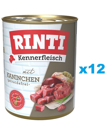 RINTI Kennerfleisch Rabbit lapin 12x800 g