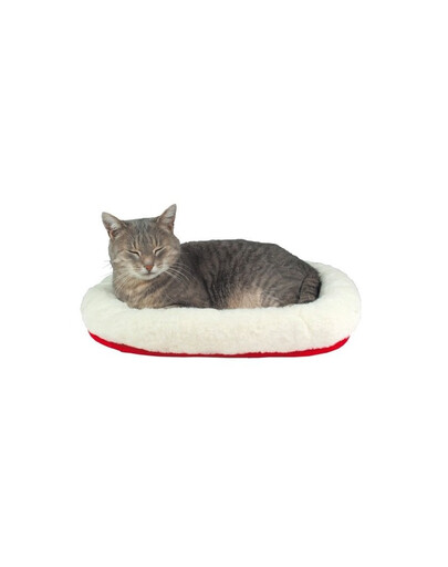 TRIXIE Lit pour chat 45 x 30 cm blanc et rouge