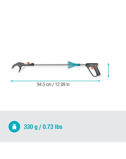 GARDENA Grappin 4 en 1 pour différentes applications