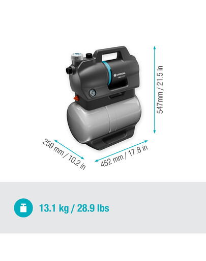 GARDENA Kit hydrophore 3800 Silent
