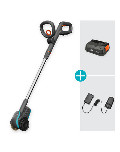 GARDENA Brosse à joints sans fil avec batterie 1800/18V P4A