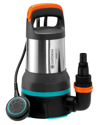 GARDENA Pompe submersible 2 en 1 pour eau claire ou sale 15000