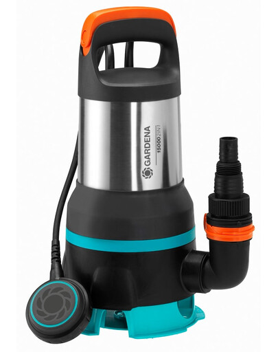 GARDENA Pompe submersible 2 en 1 pour eau claire ou sale 15000