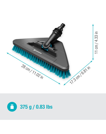 GARDENA Cleansystem brosse dure Flex