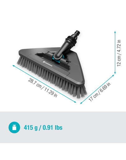 GARDENA Cleansystem brosse de lavage douce Flex