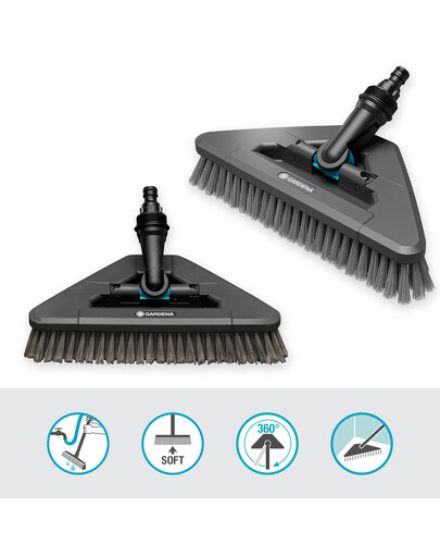 GARDENA Cleansystem brosse de lavage douce Flex