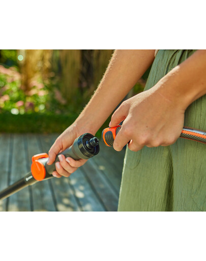 GARDENA Cleansystem brosse à récurer douce avec manche