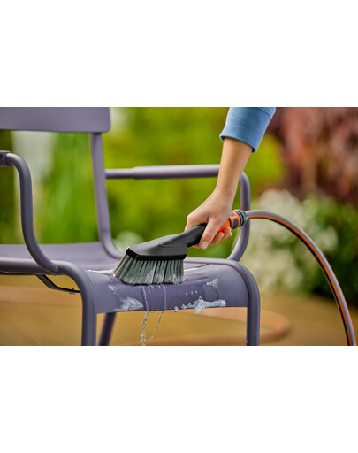 GARDENA Cleansystem brosse à main douce S avec recharges savonneuses