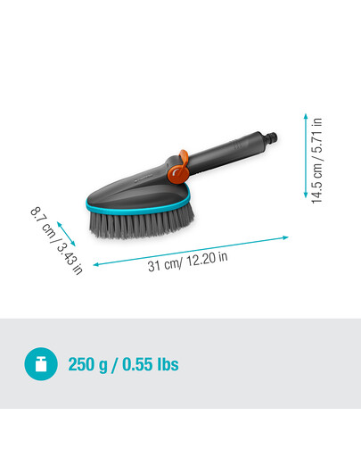 GARDENA Cleansystem brosse à main douce M