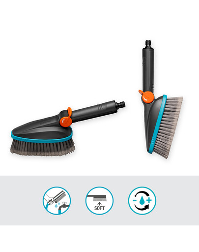 GARDENA Cleansystem brosse à main douce M