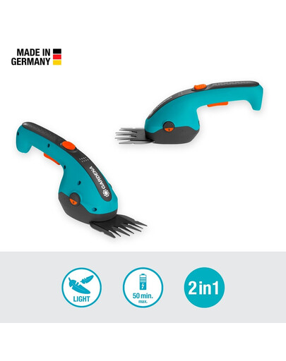 GARDENA Cisailles à gazon sans fil pour tailler les bordures ClassicCut Li