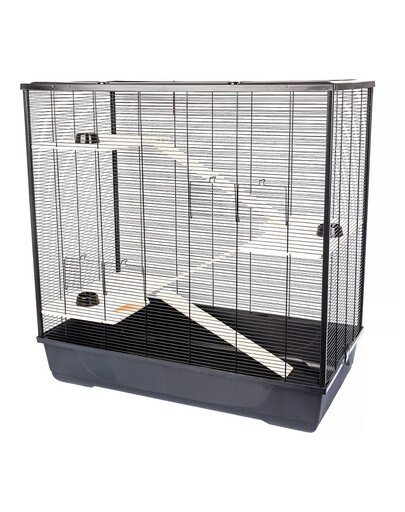 INTERZOO Davis + Wood Cage à rongeurs 100 cm noir