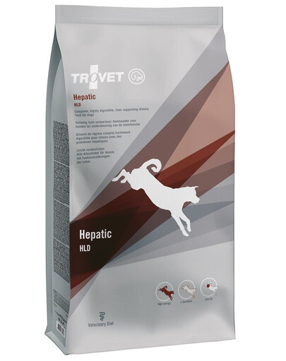 TROVET Hepatic HLD pour chiens 12,5 kg