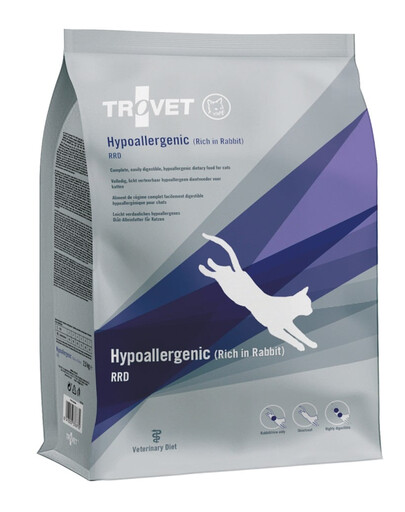 TROVET Hypoallergenic Rabbit RRD pour chat 2,5 kg