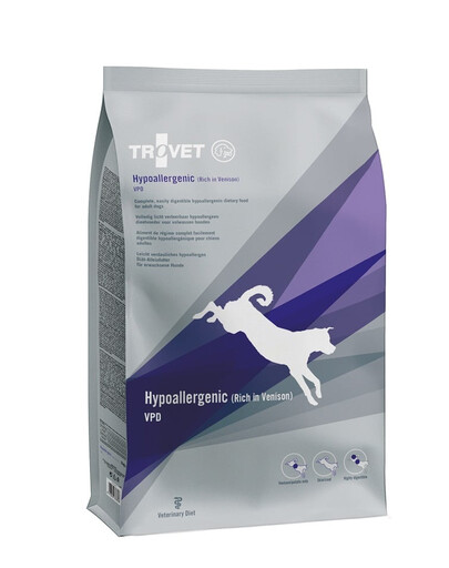 TROVET Hypoallergenic Venison VPD pour chiens 10 kg