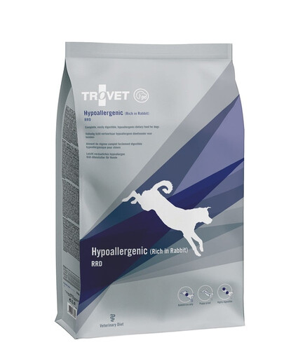TROVET Hypoallergenic Rabbit RRD pour chiens 10 kg
