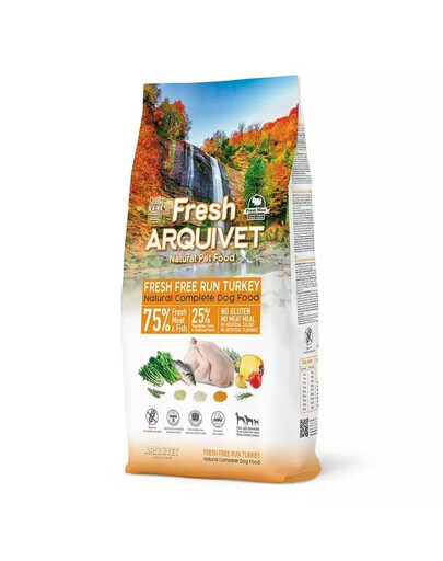 ARQUIVET Fresh Croquettes semi-humides pour chien dinde et poisson océanique 10 kg