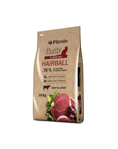 FITMIN Cat Purity Hairball 10 kg