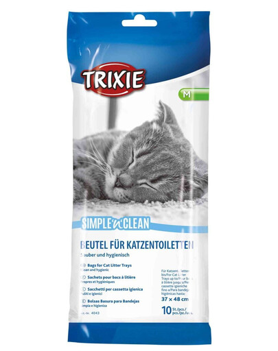 TRIXIE Simple'n'Clean Sachets pour bac à litière 10 pièces