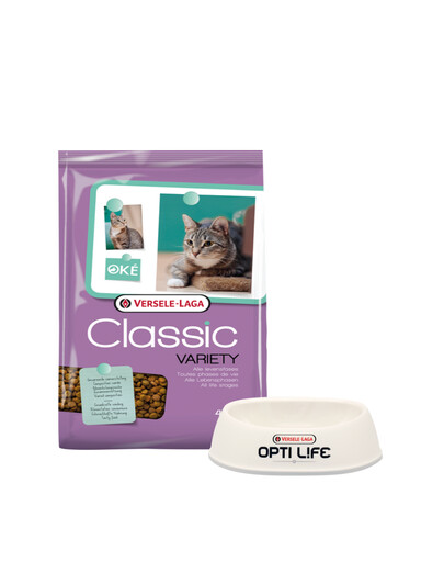 VERSELE-LAGA Classic variété chat 4 kg + gamelle en plastique GRATUITE