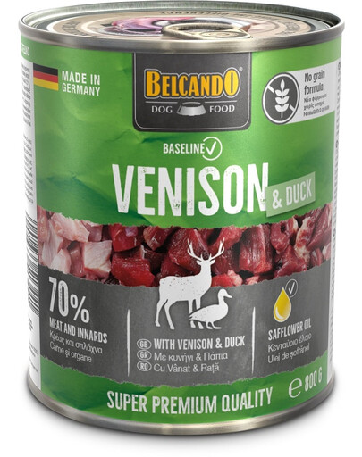 BELCANDO Baseline  Gibier au canard 800g