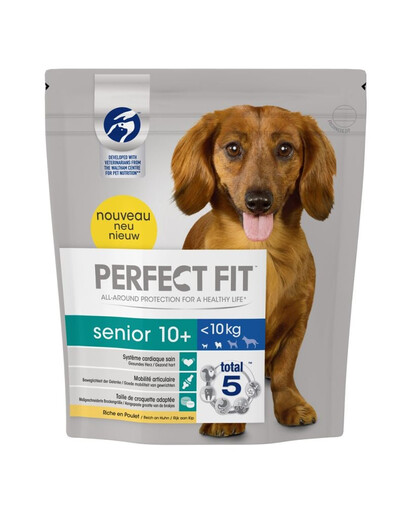 PERFECT FIT (Senior) 5x825g Riche en poulet - croquettes pour chiens