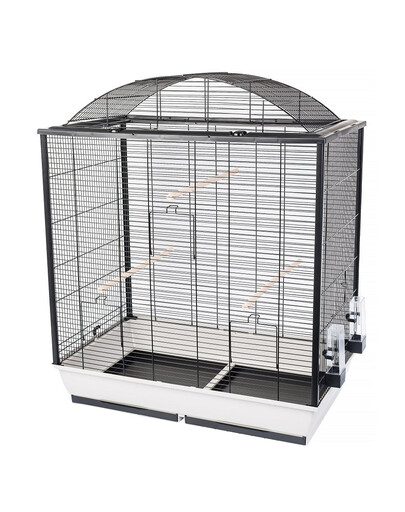 INTERZOO Nicola Cage à oiseaux 78 cm gris chaud