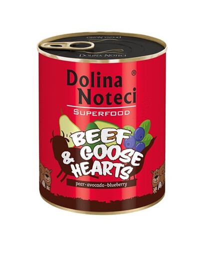Premium SuperFood wołowina i serca gęsi 800 g