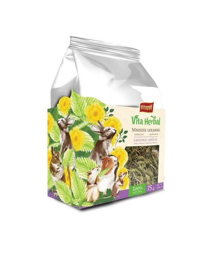 VITAPOL Vita Herbal pour rongeurs et lapins, pissenlit 75g