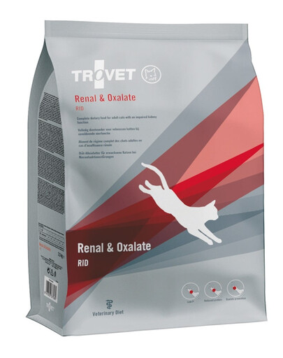 TROVET Renal Oxalate RID Croquettes renales pour chats au poulet 2,5 kg