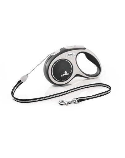 FLEXI Laisse automatique New Comfort S Corde 5 m noir