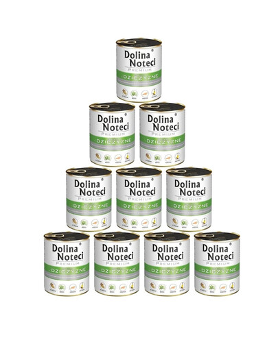 DOLINA NOTECI Premium Bogata W Dziczyznę 10x800g