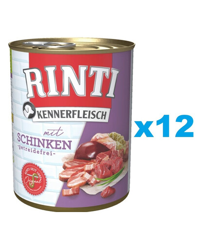 RINTI Kennerfleisch Ham - au Jambon - 12x400 g