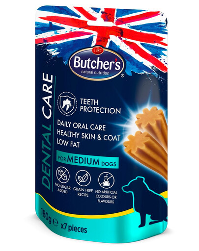 Dental Care for Medium Dogs 180g przysmaki denstystyczne dla psów ras średnich
