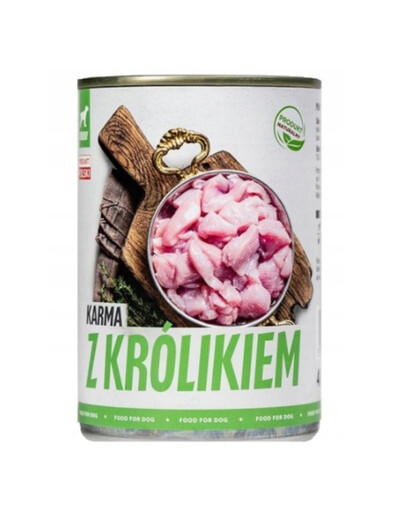 Puszka mielonka z królikiem 400g