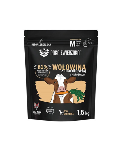 PAKA ZWIERZAKA Seventh Heaven Croquettes Boeuf et carottes M 1,5kg
