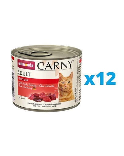 ANIMONDA Carny Adult karma dla kota puszka 12 x 200g