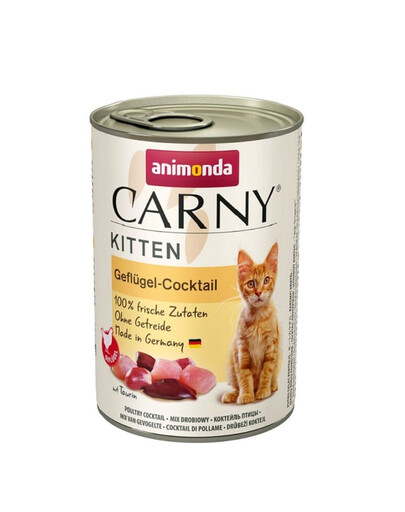Carny Kitten Koktajl drobiowy dla kociąt 400 g