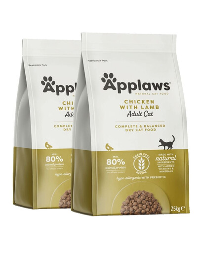APPLAWS Poulet à l’agneau 7,5kg