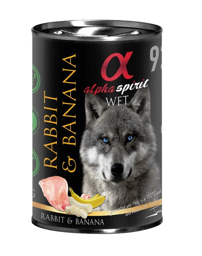 Rabbit with banana Królik z bananem 400 g