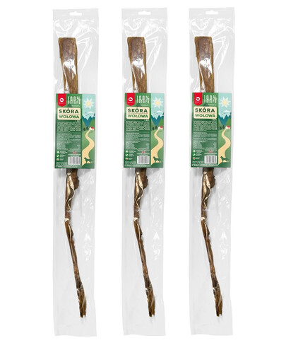 MACED Mâchoire en cuir de bœuf Light 70 cm, 3 pièces